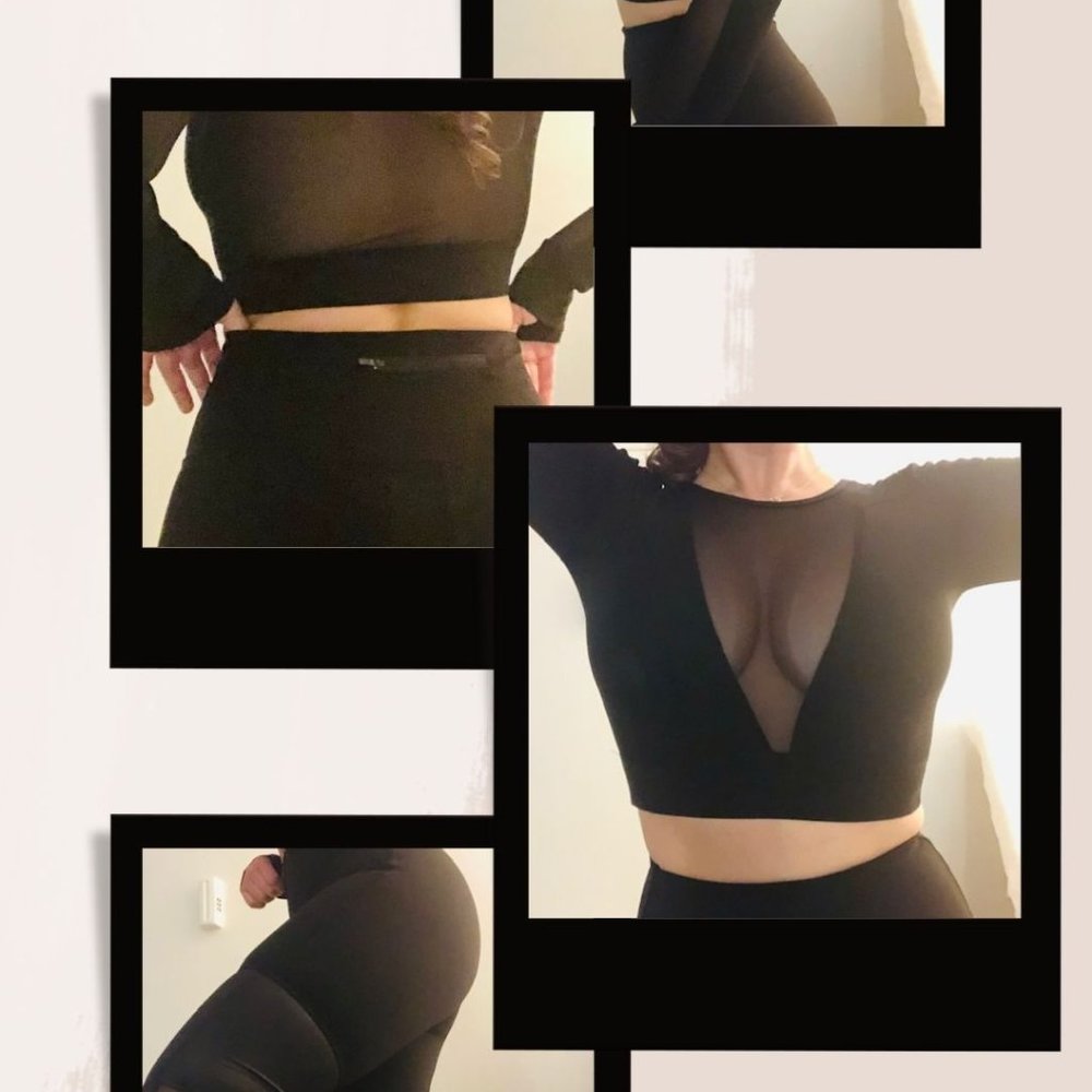 Black 2 piece Yoga Set